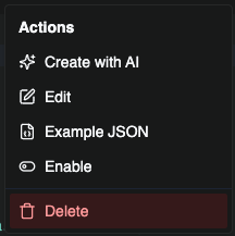 Template Actions